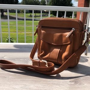 Fossil large crossbody purse bag tote